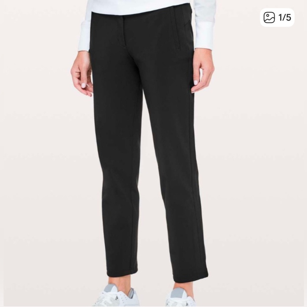 Lululemon On The Move Pant Size 2 *28" in black business casual office